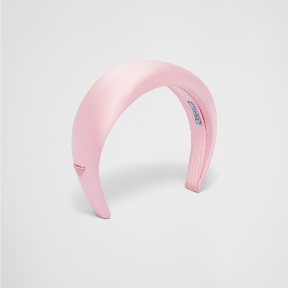 Prada Pink Satin Headband - Brand New